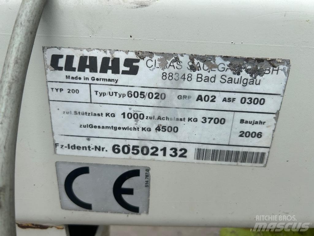 CLAAS Liner 3000 Šieno grėbliai ir vartytuvai