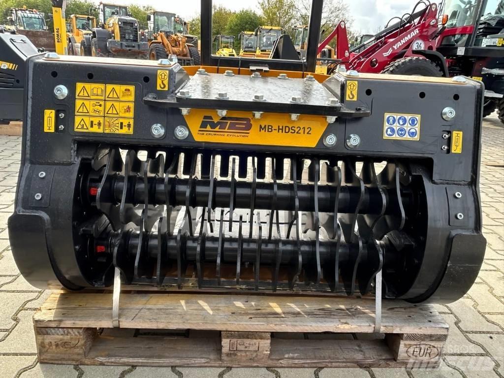 MB Crusher HDS 212 Kiti naudoti statybos komponentai