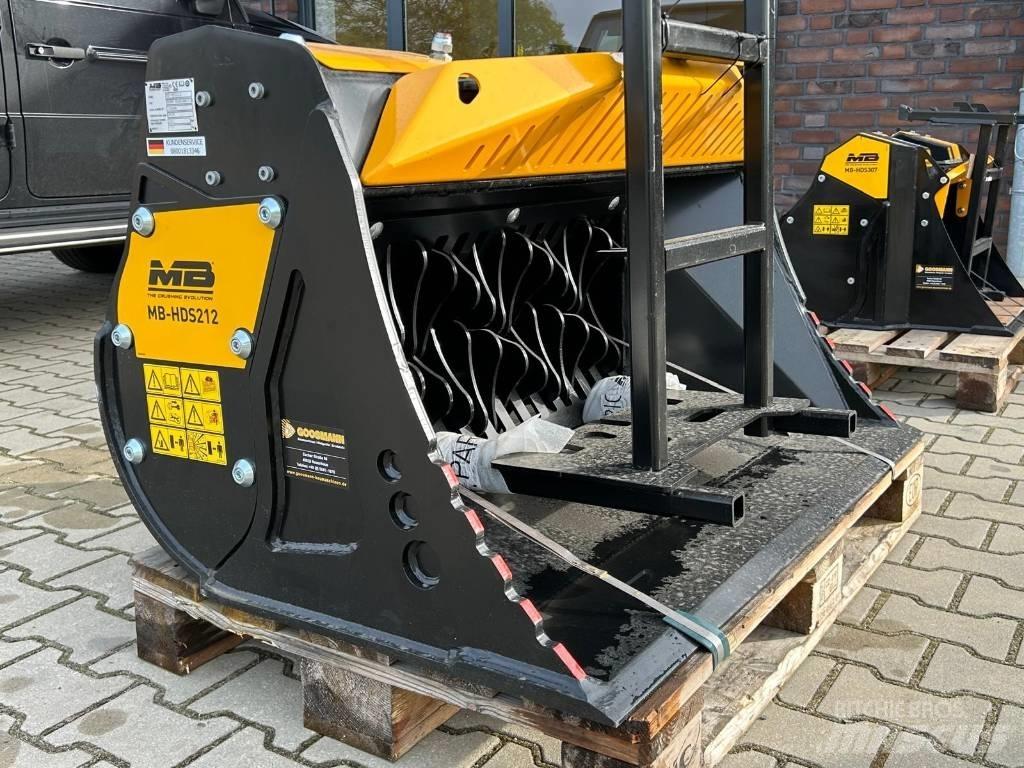 MB Crusher HDS 212 Kiti naudoti statybos komponentai