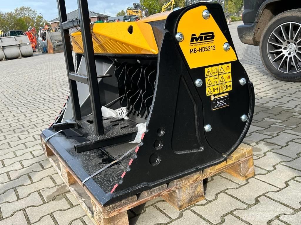 MB Crusher HDS 212 Kiti naudoti statybos komponentai