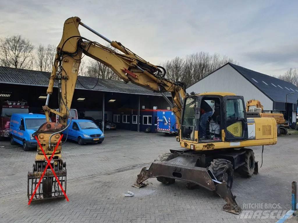 Komatsu PW180-7K Ratiniai ekskavatoriai
