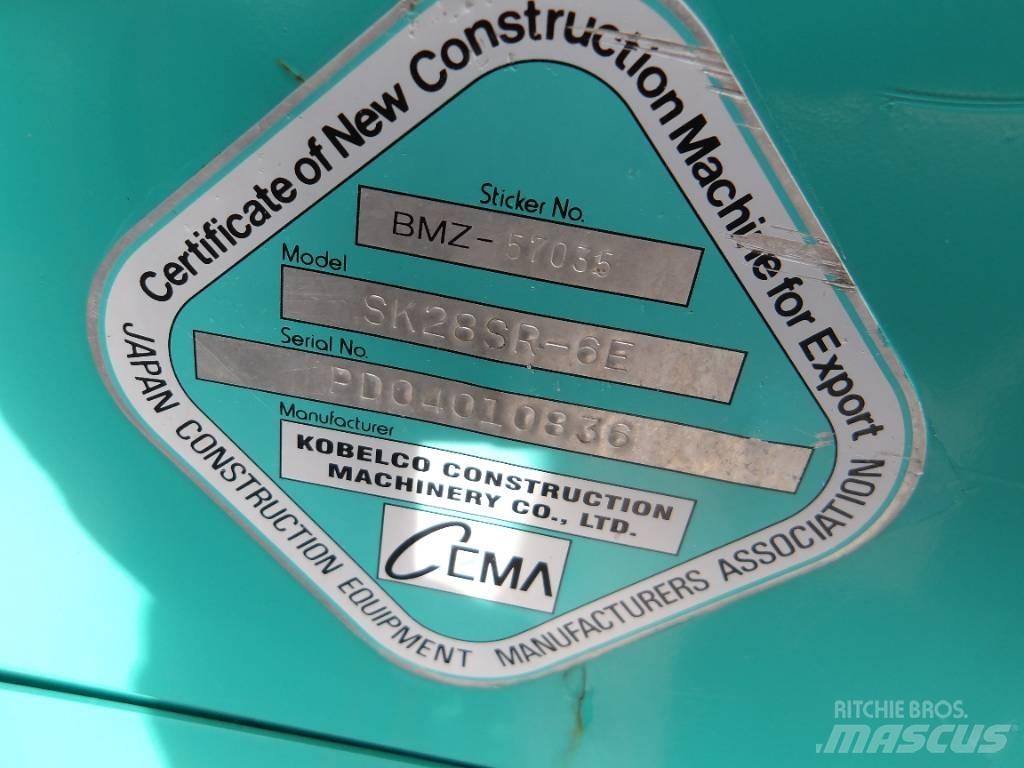 Kobelco SK 28 SR Mini ekskavatoriai < 7 t