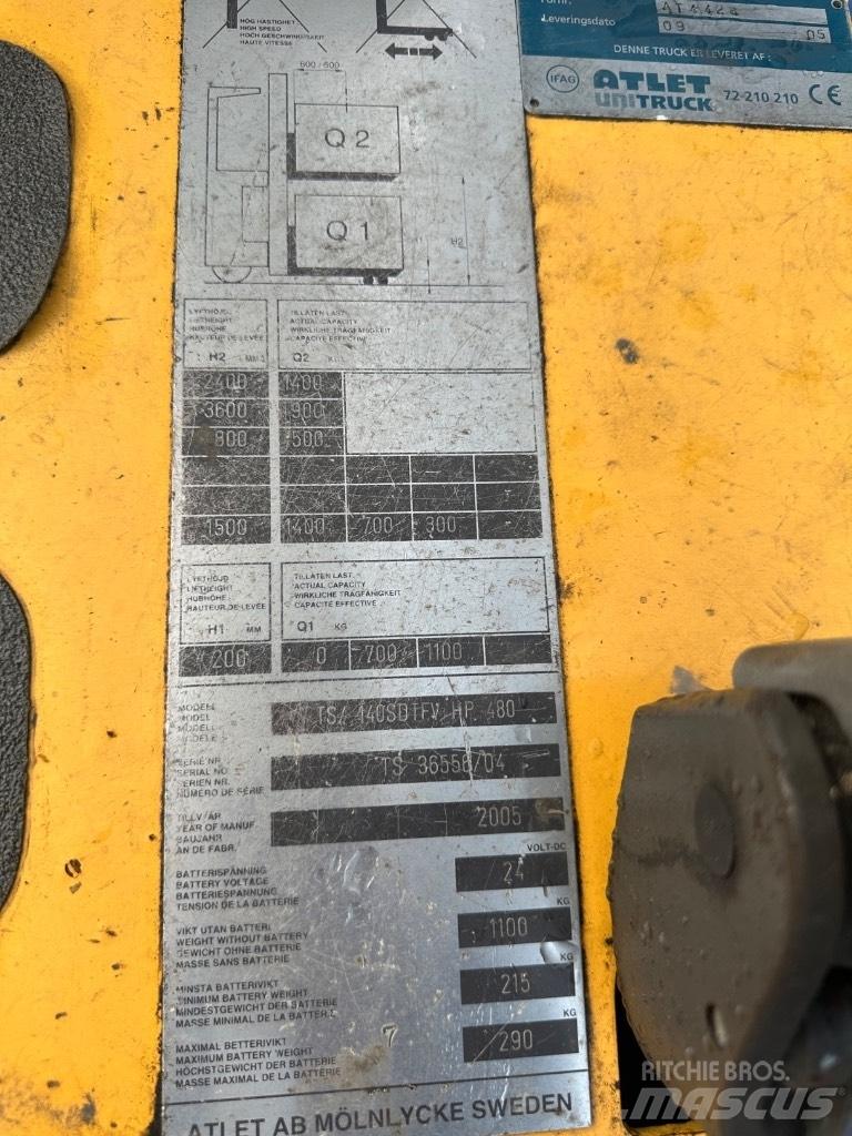 Atlet TS140 Rankiniai vėžimėliai