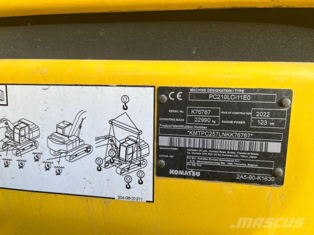 Komatsu PC 210 LC-11 Vikšriniai ekskavatoriai