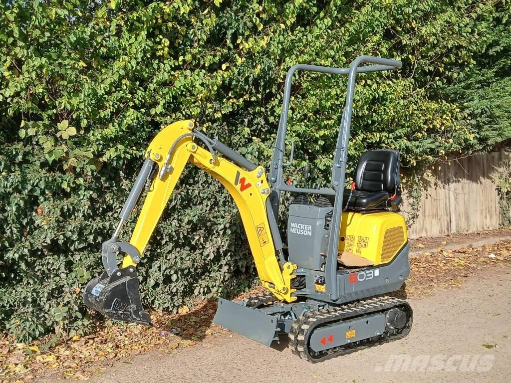 Wacker Neuson 803 Mini ekskavatoriai < 7 t