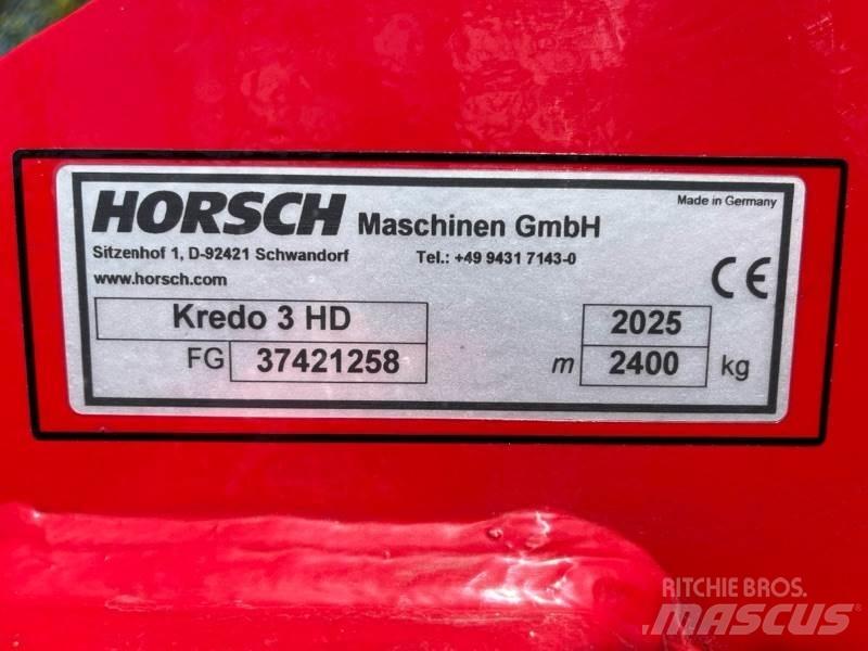 Horsch Kredo 3 HD Varomosios akėčios ir žemės frezos