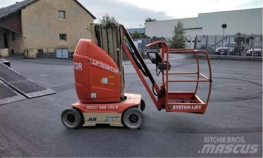 JLG Toucan 10 E-L Kiti keltuvai ir platformos