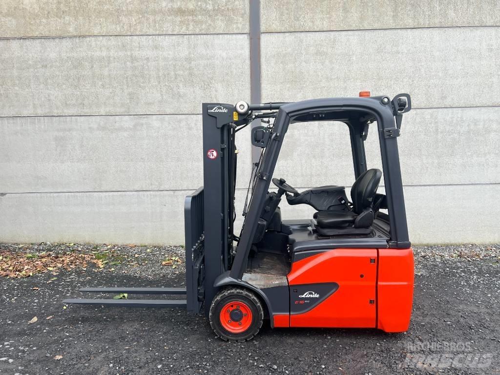 Linde E16C-02 EVO Elektriniai šakiniai krautuvai