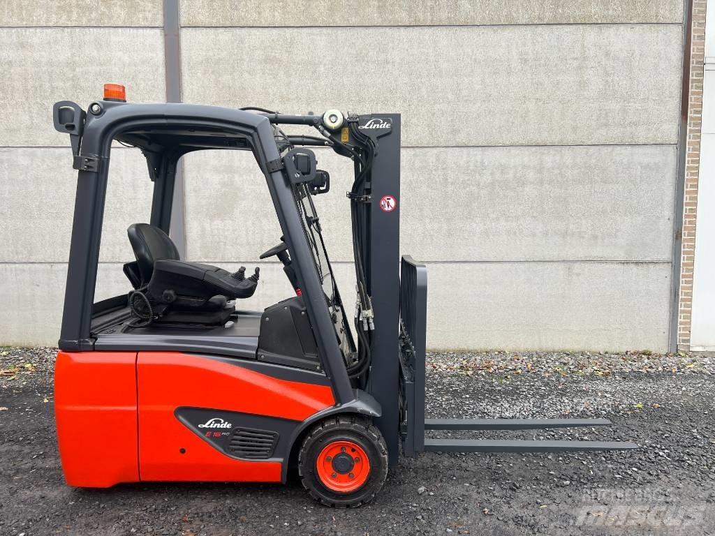 Linde E16C-02 EVO Elektriniai šakiniai krautuvai