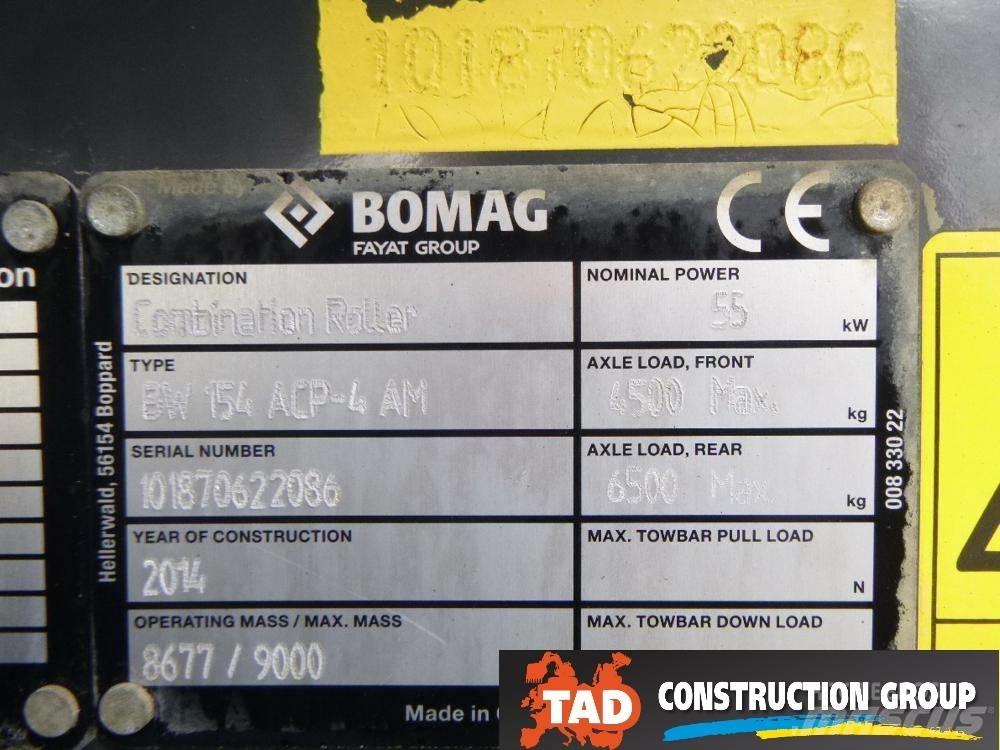 Bomag BW 154 AC Porinių būgnų volai