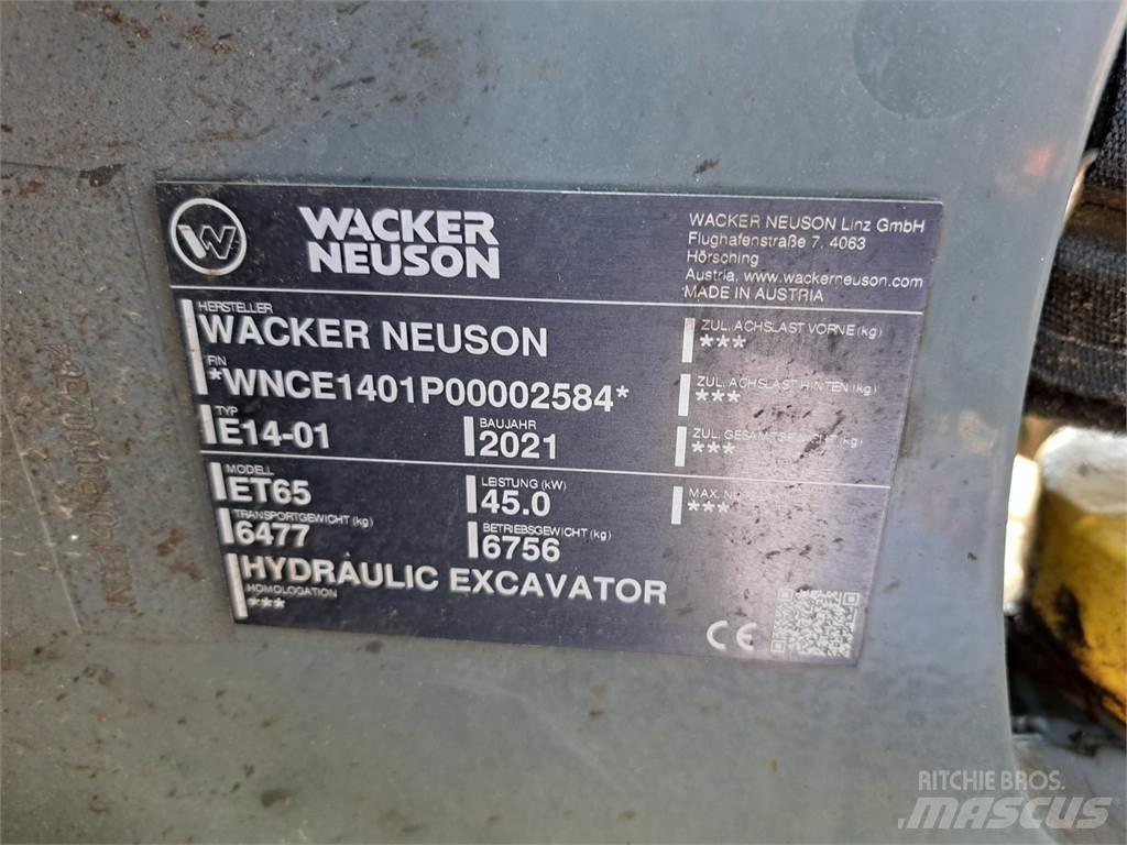 Wacker Neuson ET65 Vikšriniai ekskavatoriai