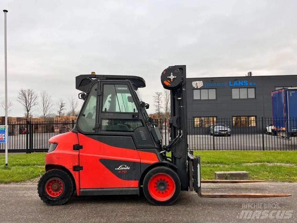 Linde E70-01 Elektriniai šakiniai krautuvai