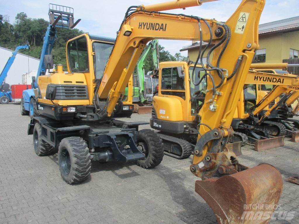 Hyundai Robex 55W-9 Ratiniai ekskavatoriai