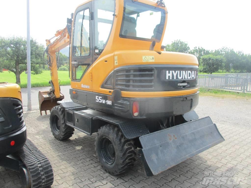 Hyundai Robex 55W-9 Ratiniai ekskavatoriai
