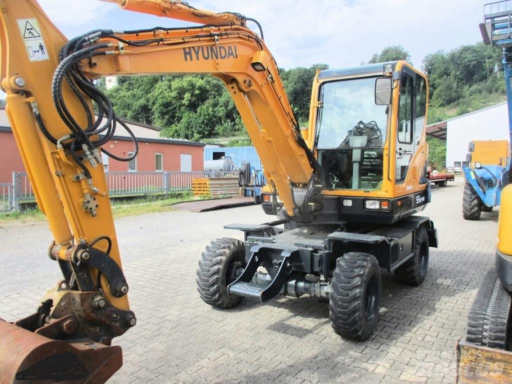 Hyundai Robex 55W-9 Ratiniai ekskavatoriai