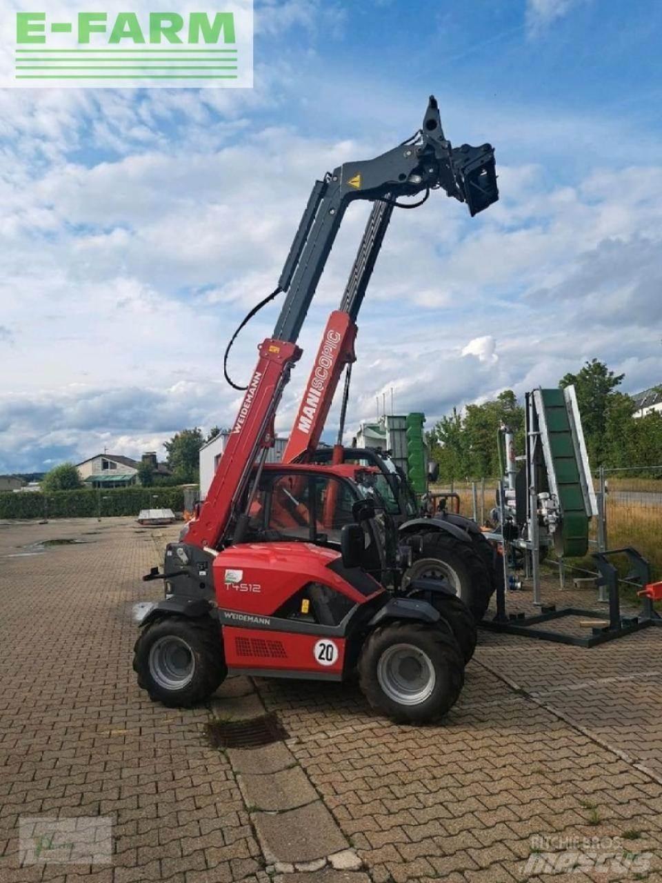 Weidemann t 4512 Teleskopiniai krautuvai žemės ūkiui