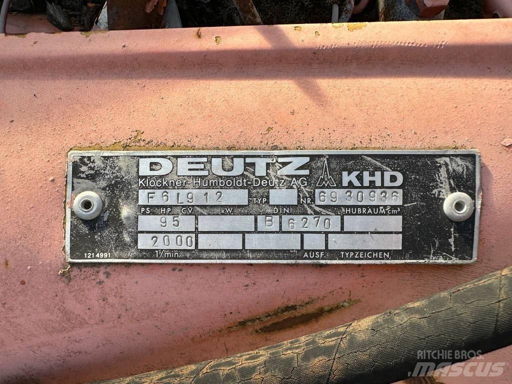 Deutz F6L912 ENGINE Varikliai