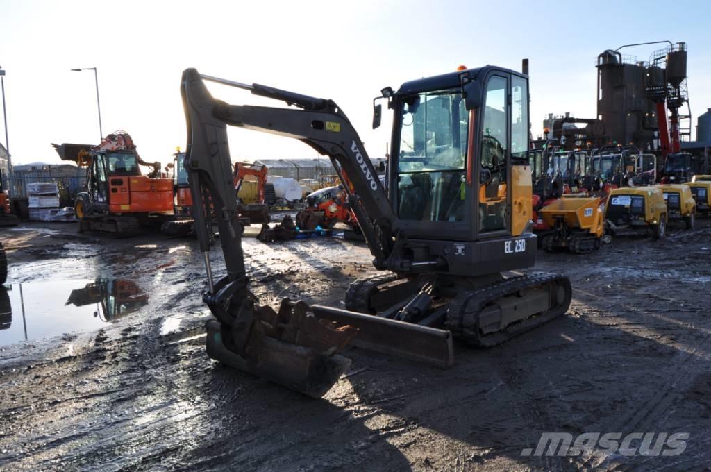 Volvo ECR 25 D Mini ekskavatoriai < 7 t