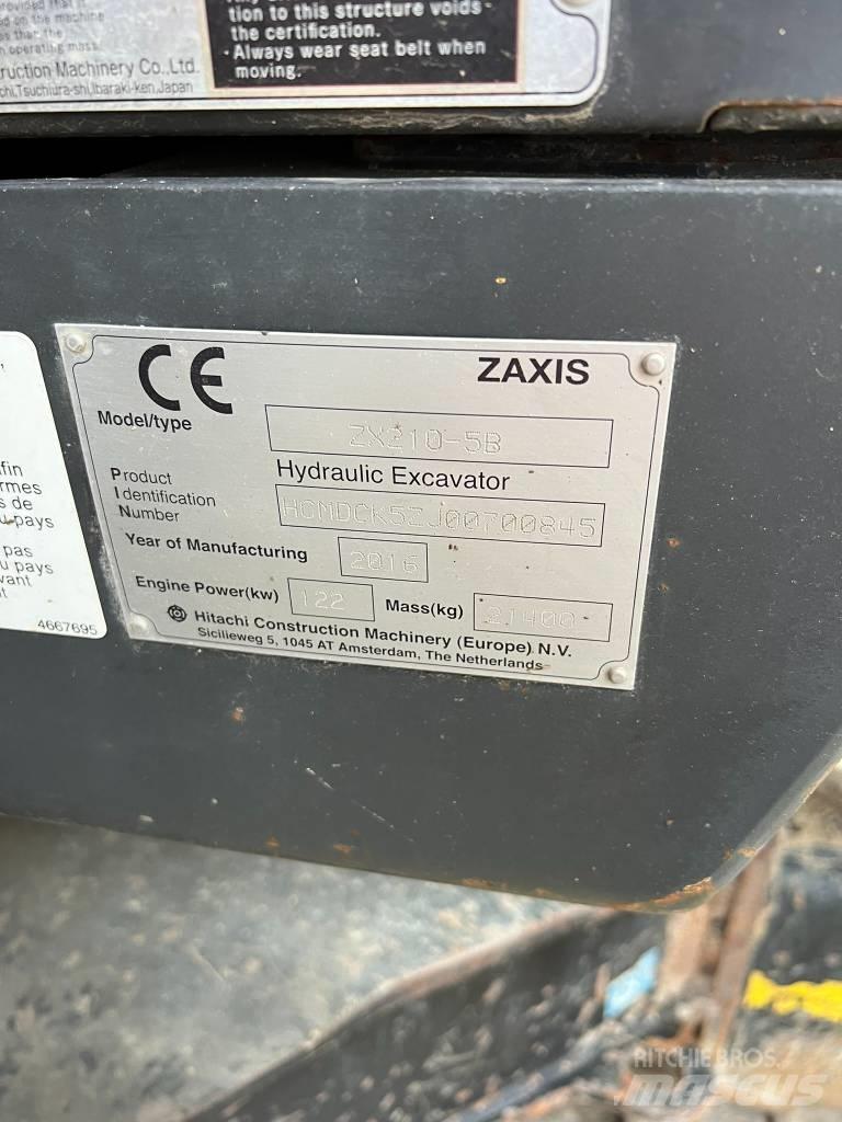 Hitachi ZX210LC Vikšriniai ekskavatoriai