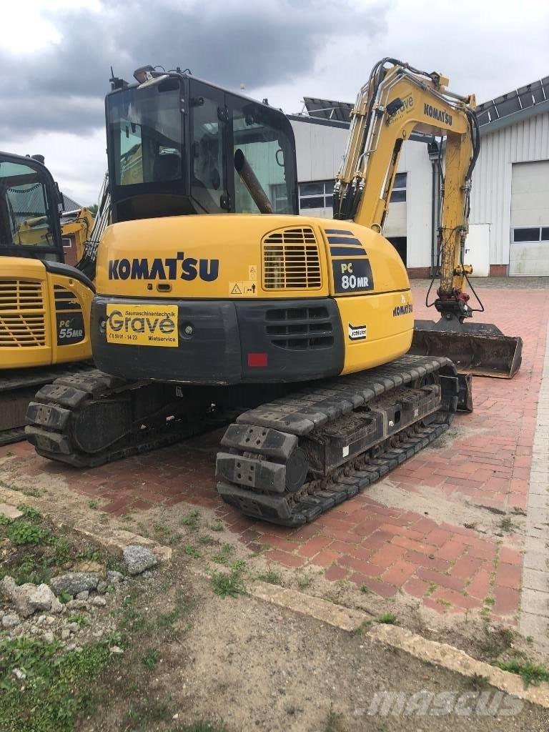 Komatsu PC80MR-3 Vidutinės galios ekskavatoriai 7-12 t