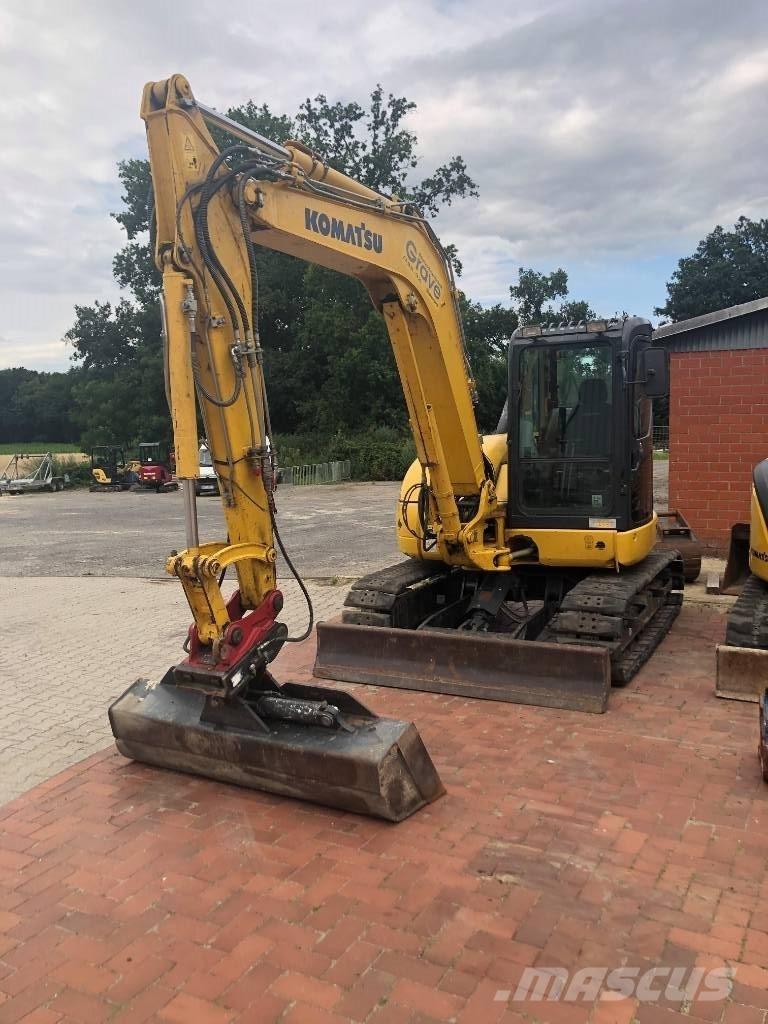 Komatsu PC80MR-3 Vidutinės galios ekskavatoriai 7-12 t
