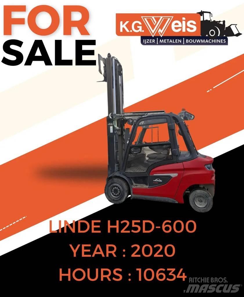 Linde H25D-600 Dyzeliniai krautuvai