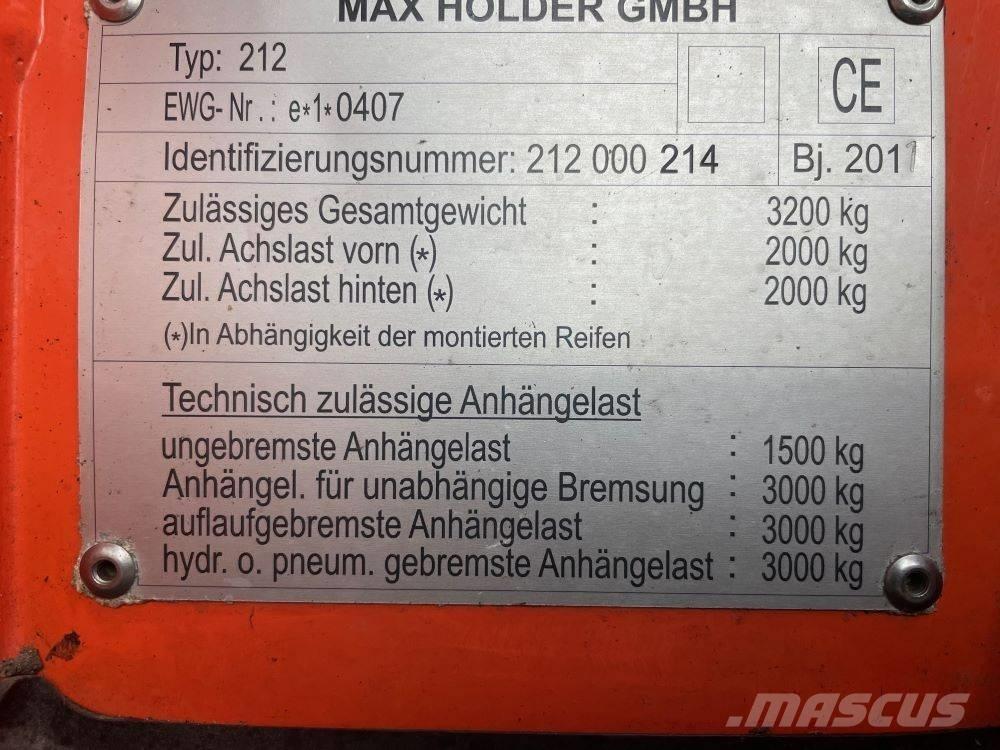 Holder C 270 Naudoti kompaktiški traktoriai