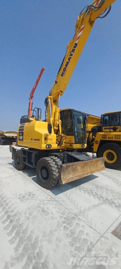 Komatsu PW148-11 Ratiniai ekskavatoriai