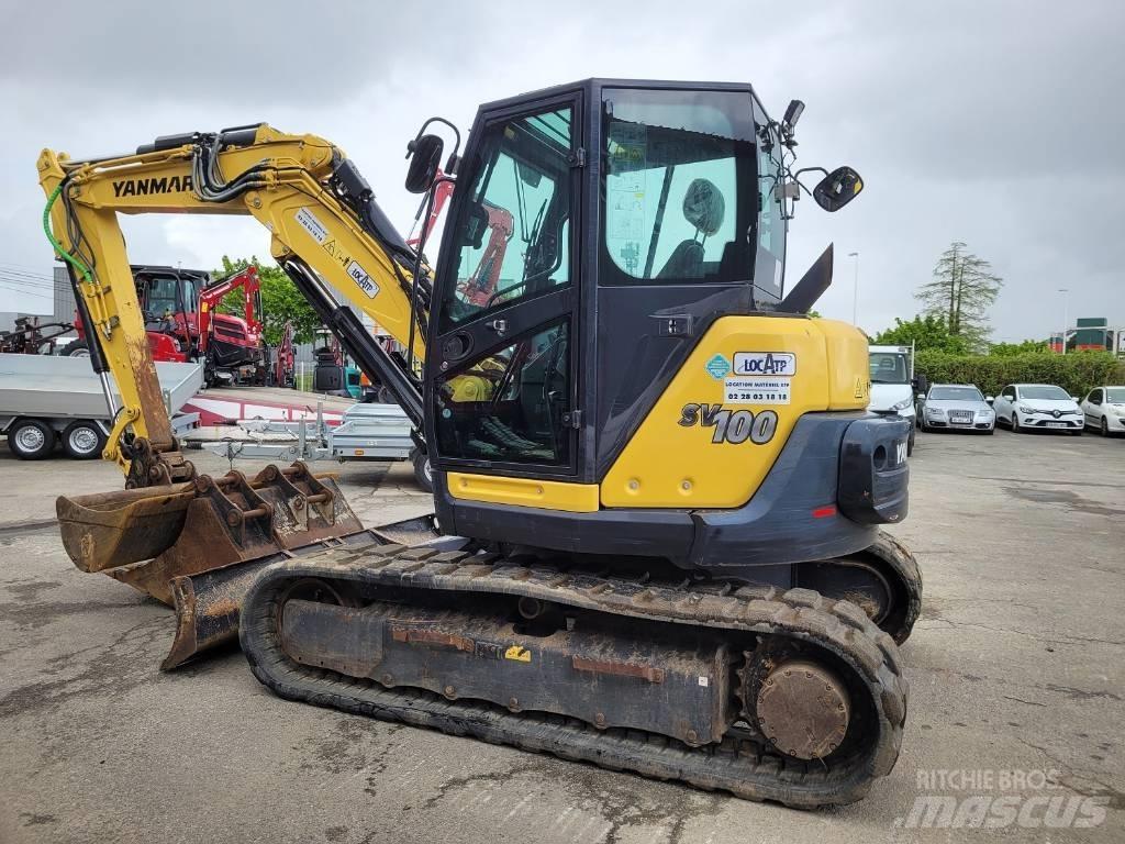 Yanmar SV100-2PB Vidutinės galios ekskavatoriai 7-12 t