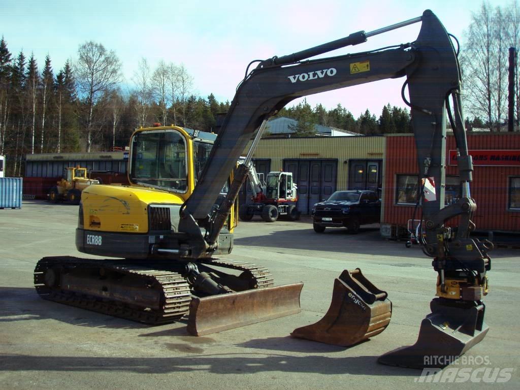 Volvo ECR 88 Vidutinės galios ekskavatoriai 7-12 t