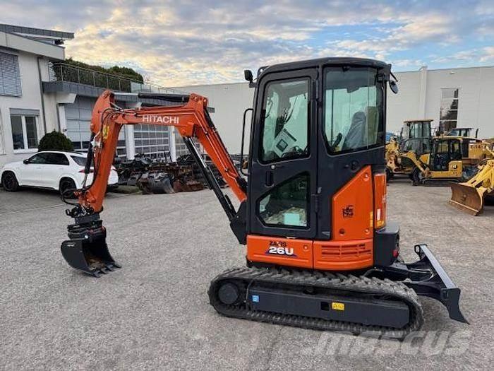 Hitachi ZX26 U-6 Mini ekskavatoriai < 7 t