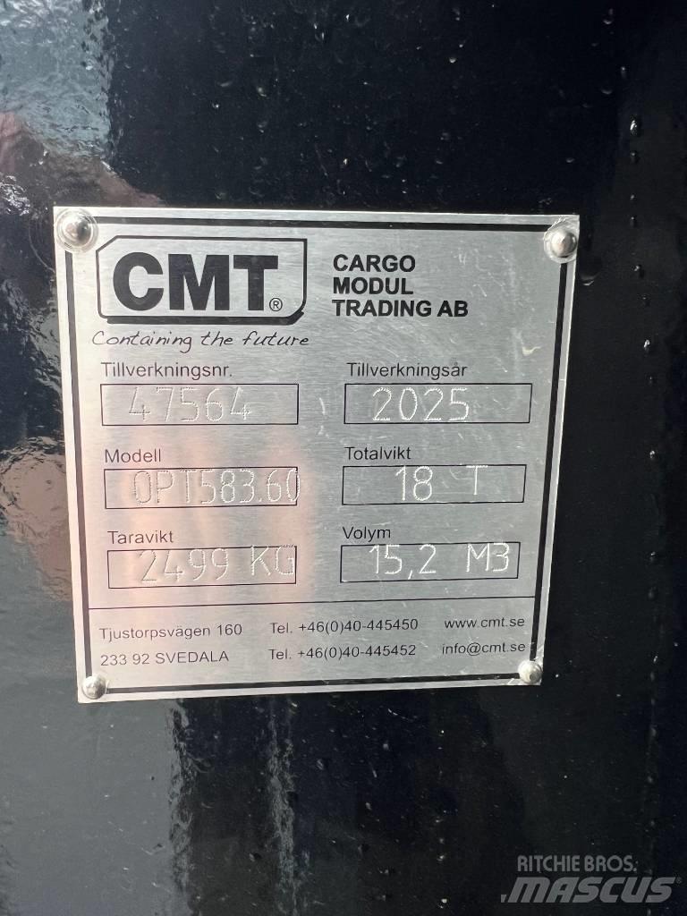 CMT Schaktflak 15m3 Išmontuojamos