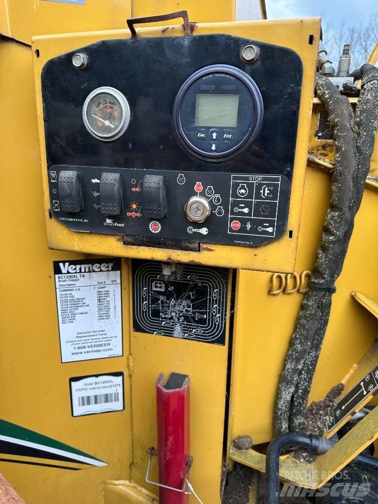 Vermeer BC 1200 XL Medienos smulkintuvai