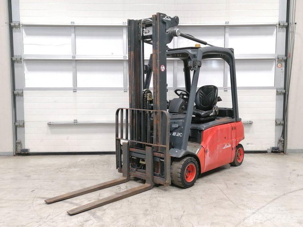 Linde E20PL-01 Elektriniai šakiniai krautuvai