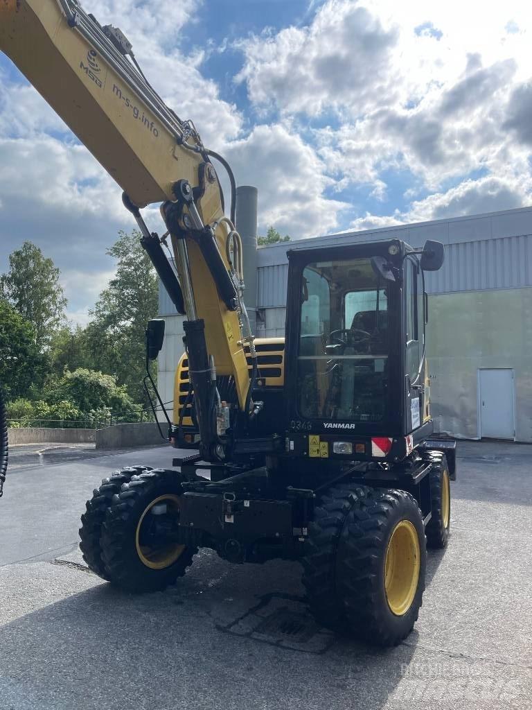 Yanmar B 95 W Ratiniai ekskavatoriai