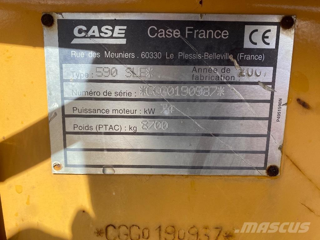CASE 590 SLE Ekskavatoriniai krautuvai