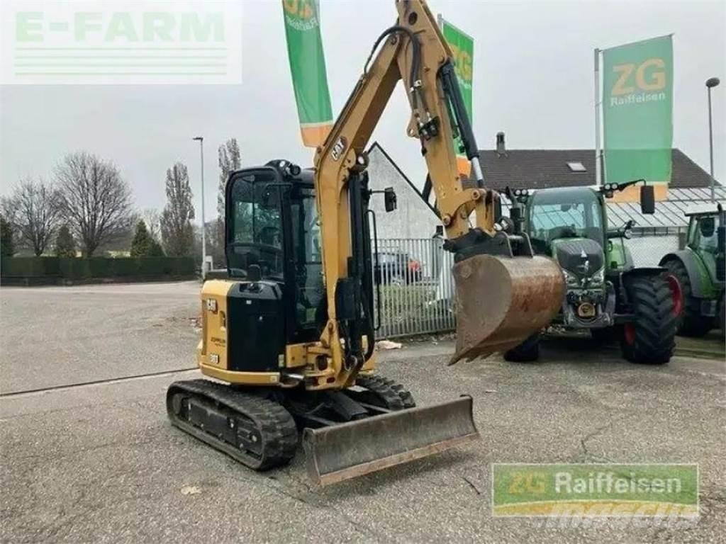 CAT 303 minibagger Ratiniai ekskavatoriai