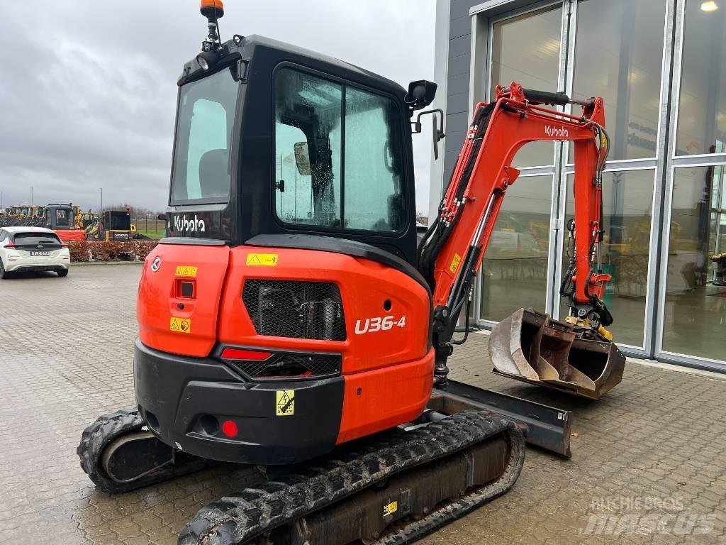 Kubota U 36-4 Mini ekskavatoriai < 7 t