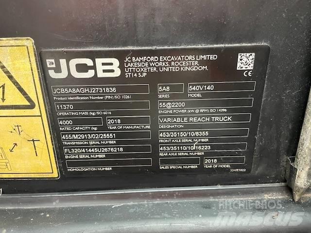 JCB 540-140 Teleskopiniai krautuvai