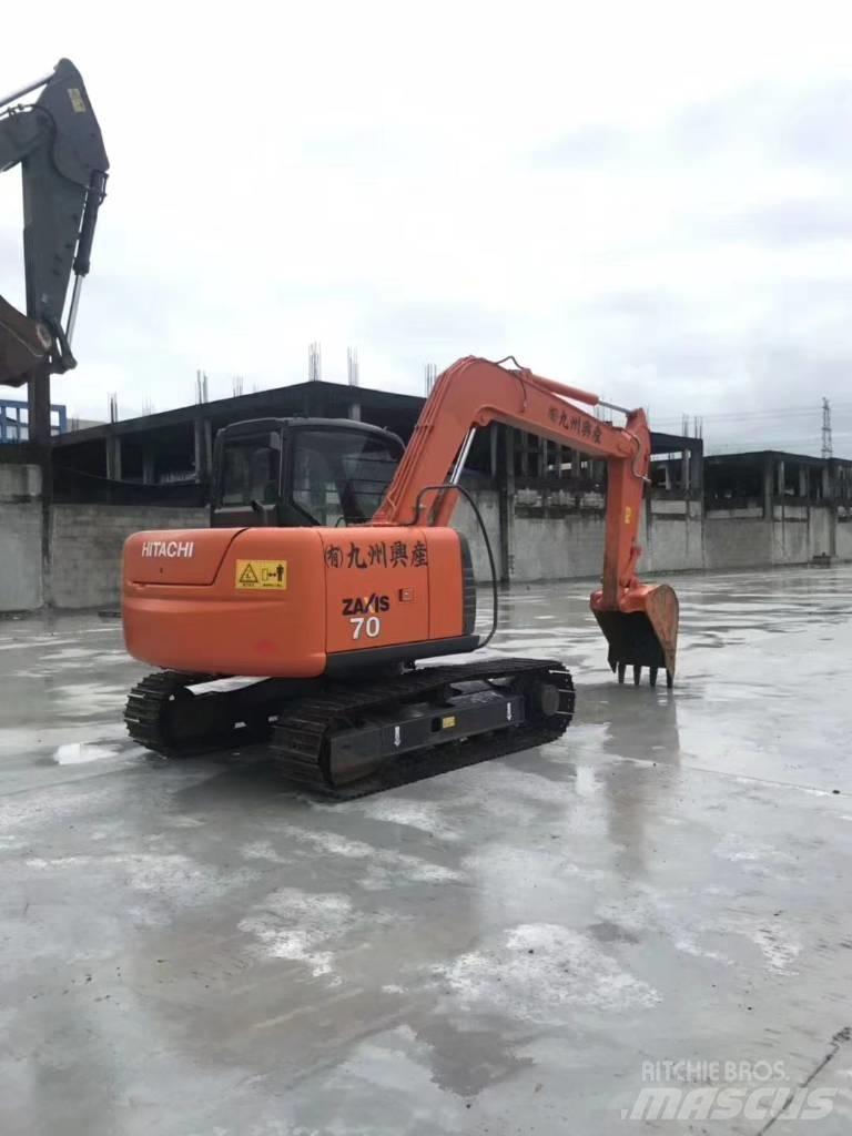 Hitachi ZX 70 Mini ekskavatoriai < 7 t