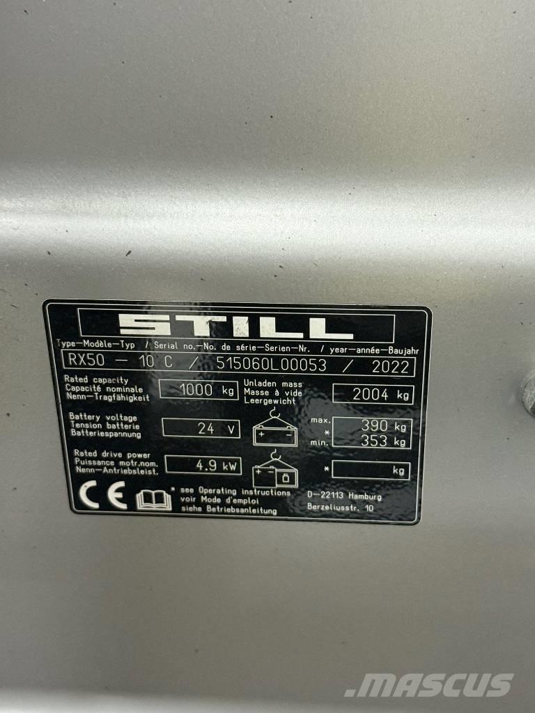 Still RX 50-10 Elektriniai šakiniai krautuvai