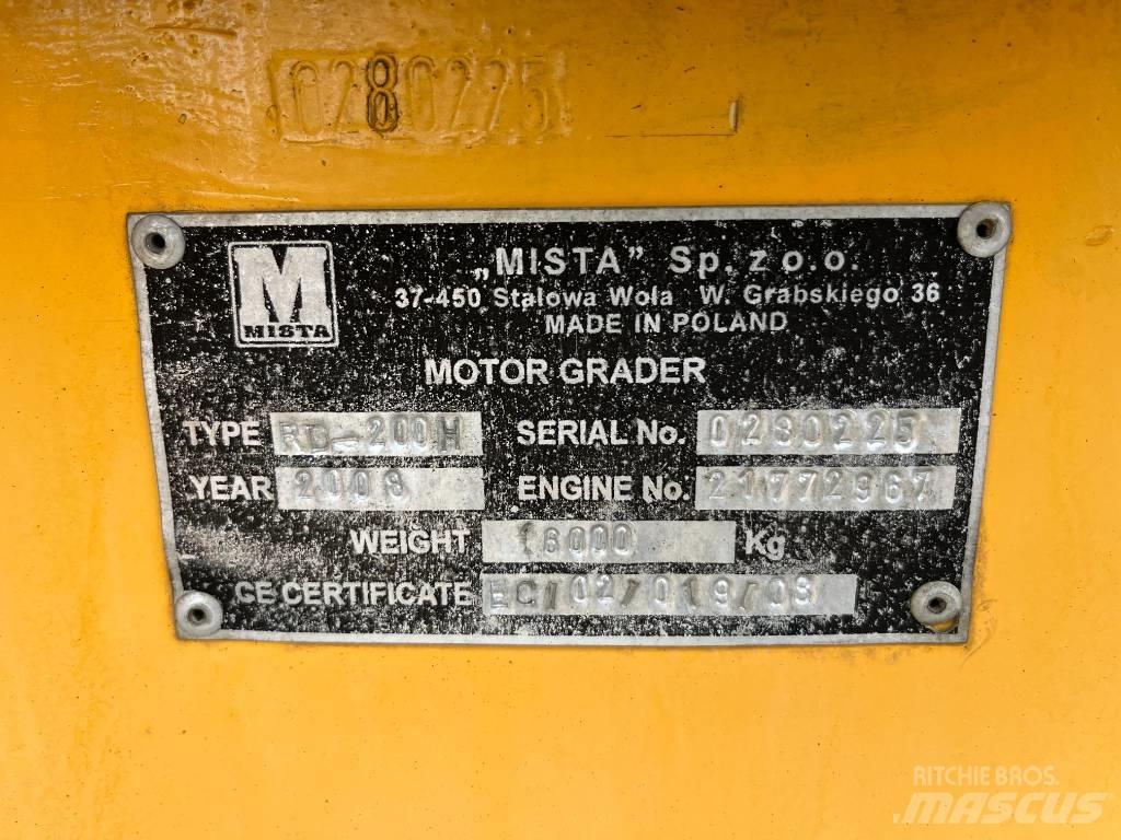  Mista RD200H Greideriai