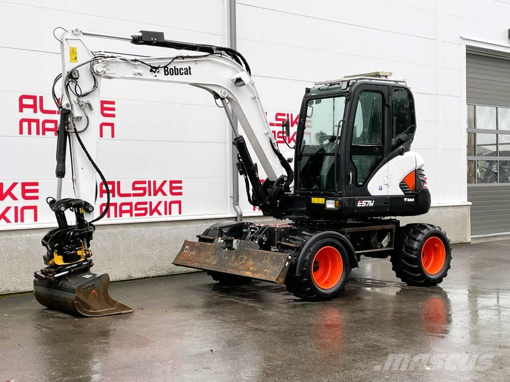 Bobcat E 57 W Ratiniai ekskavatoriai