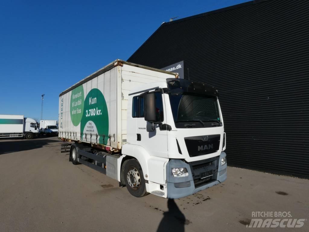 MAN TGS 18.320 Priekabos su tentu