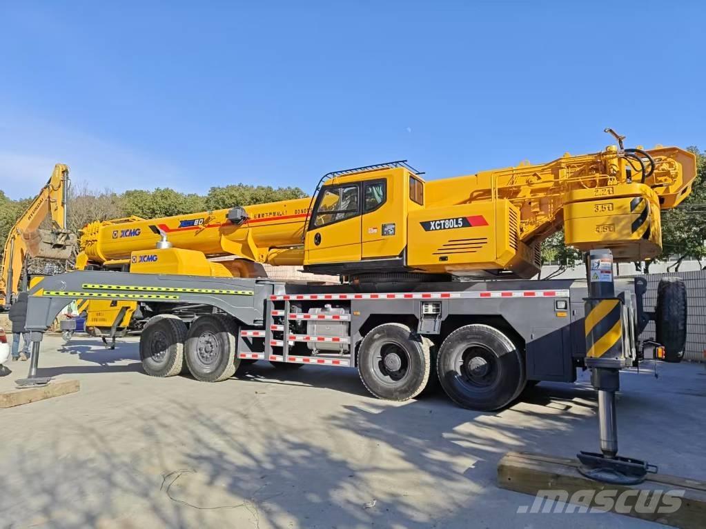 XCMG XCT 80L5 Neapdoroto reljefo kranai