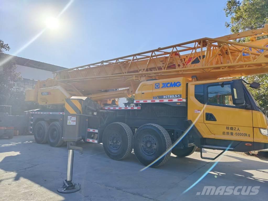 XCMG XCT 80L5 Neapdoroto reljefo kranai