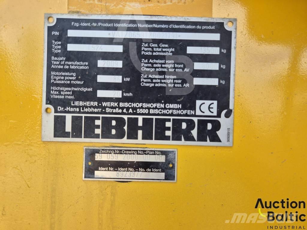 Liebherr L 524 Naudoti ratiniai krautuvai