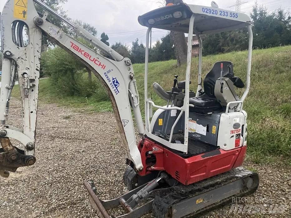 Takeuchi TB 215 R Mini ekskavatoriai < 7 t
