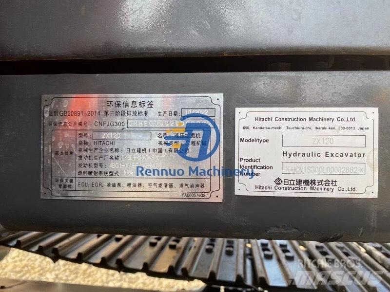 Hitachi ZX 120 Vikšriniai ekskavatoriai