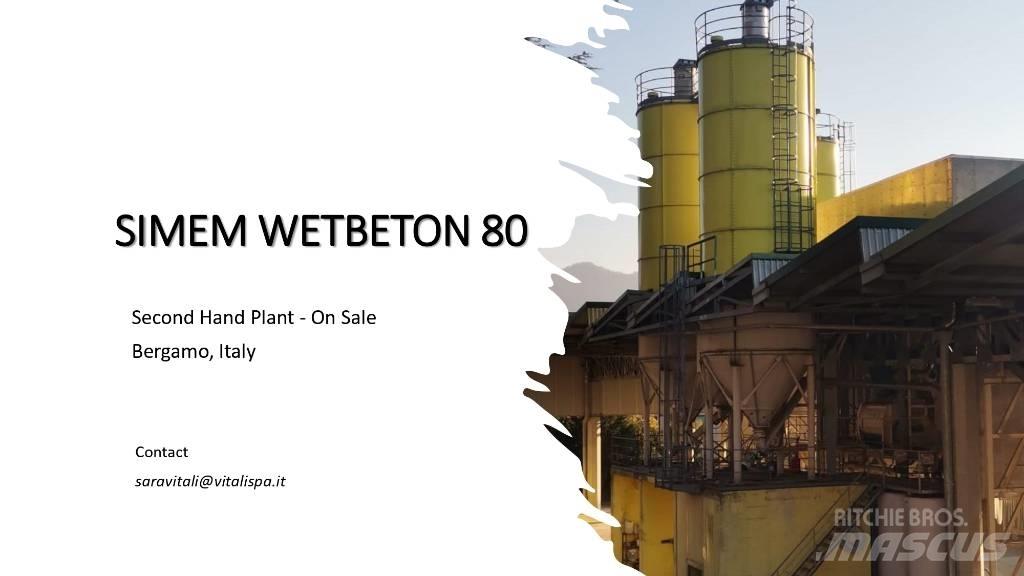  SIMEM WETBETON 80 Betono gamybos agregatai